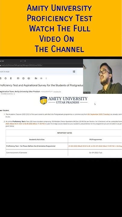 proficiency test amity noida|Amity University Noida Previous Year Paper, Sample Paper, Model Paper.